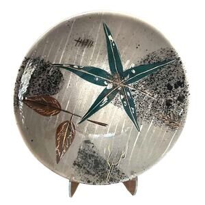 Vintage Signed 1960s Marc Bellaire Mid-Century Modern Bowl LEAVES California EUC